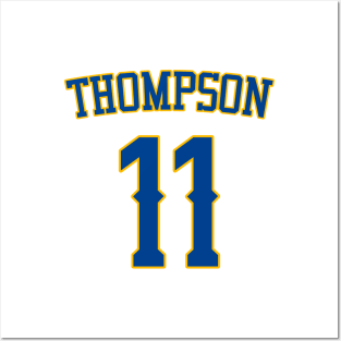 Klay Thompson Number 11 Posters and Art